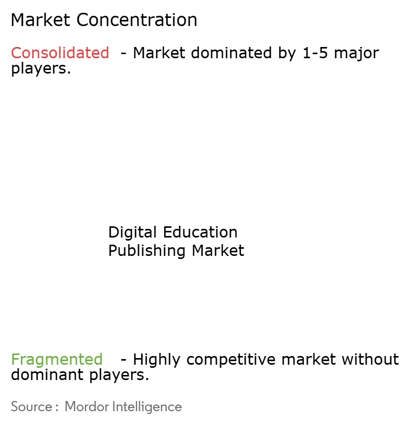 Digital Education Publishing Market Concentration
