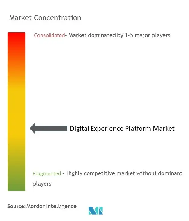 Digital Experience Platform Market Concentration