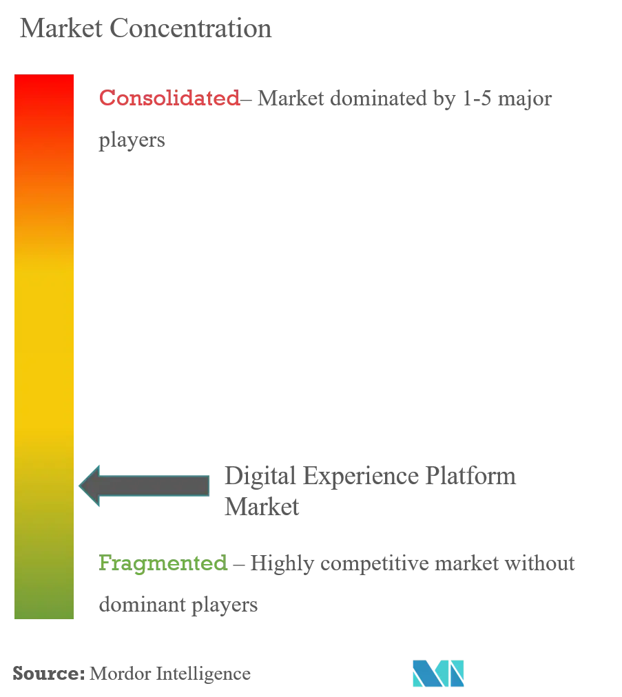 Digital Experience Platform Market Concentration