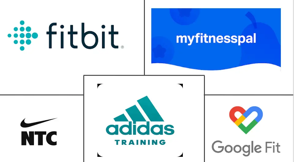 Digital Fitness Apps Market Major Players