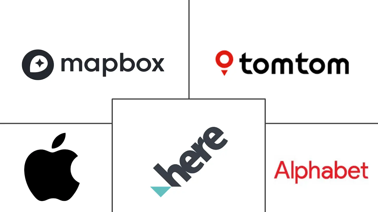 Major players in Digital Map industry