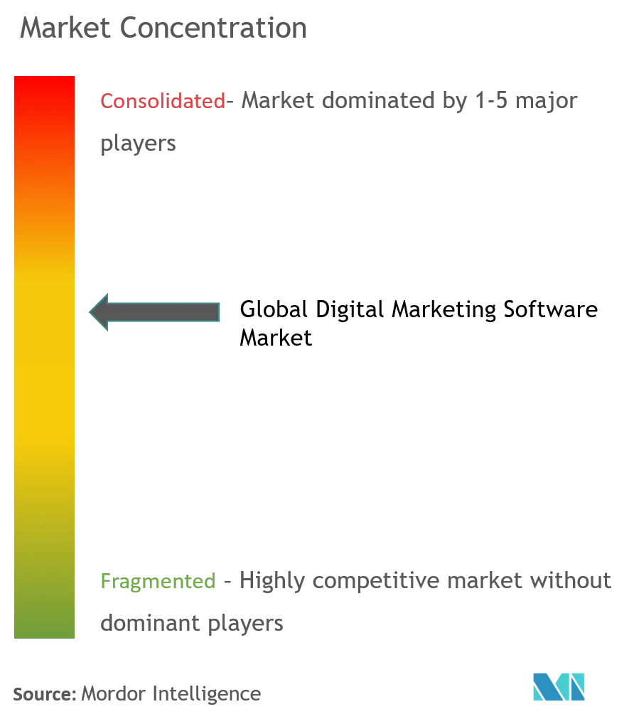 Digital Marketing Software Market Concentration