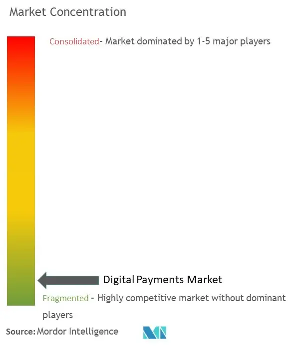 Konzentration des Marktes für digitale Zahlungen