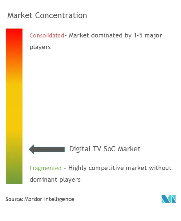 Digital TV SOC Market Concentration