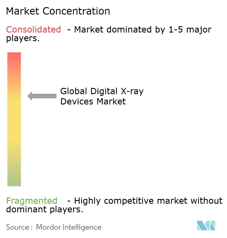Digital X-ray Devices Market Concentration