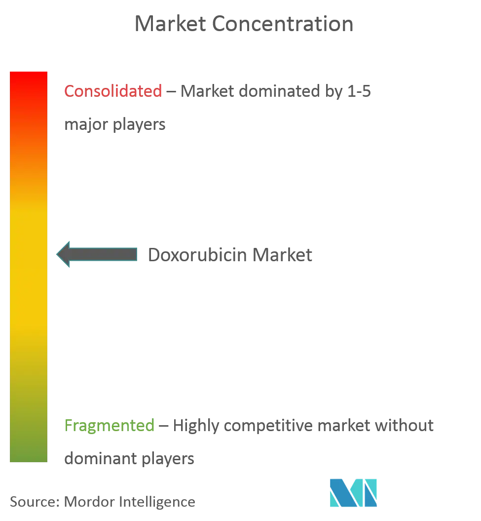 Baxter International Inc., Cadila Pharmaceuticals, Cipla Limited, Johnson e Johnson, Pfizer Inc., SRS Pharmaceuticals Unip. Ltd, Sun Indústrias Farmacêuticas Ltd.