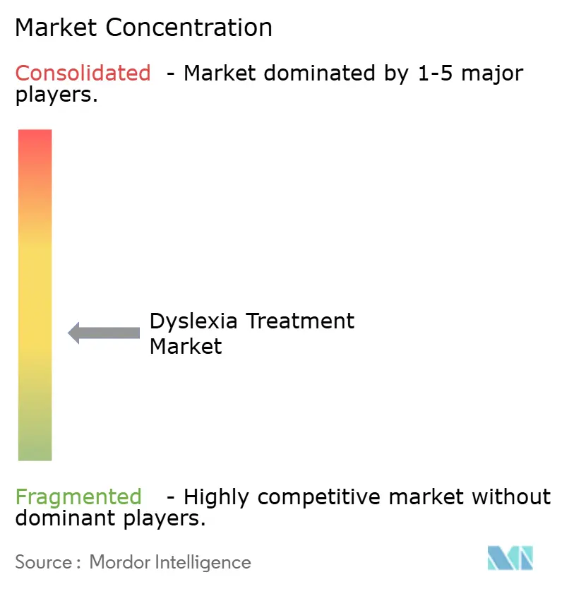 Dyslexia Treatment Markt – Marktkonzentration