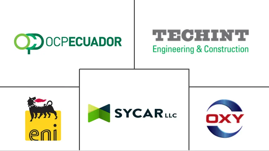 Principales actores del mercado midstream de petróleo y gas de Ecuador