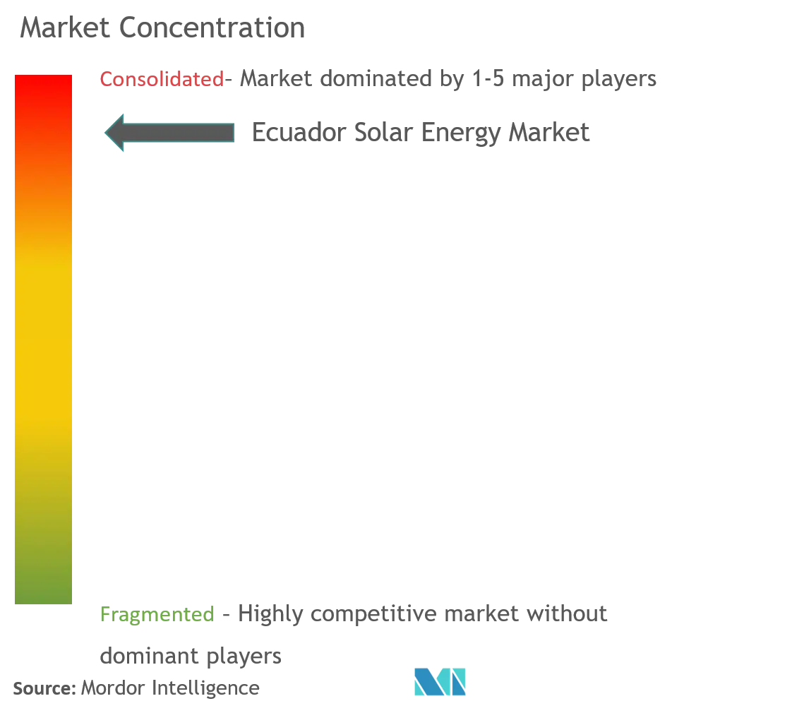 Energía Solar EcuadorConcentración del Mercado