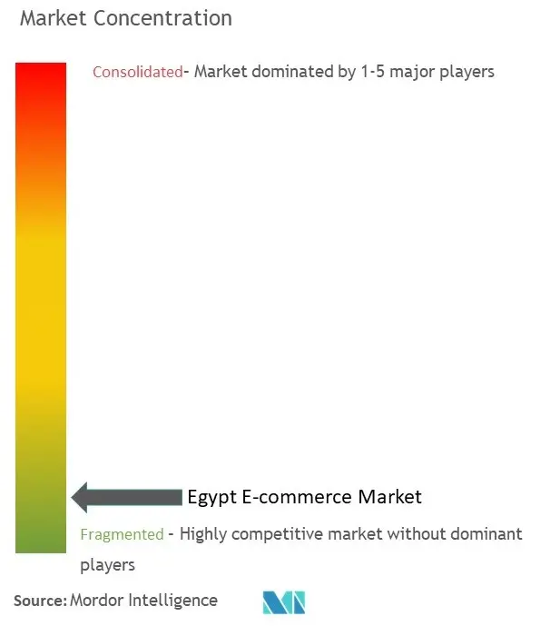 Egypt E-commerce Market Concentration