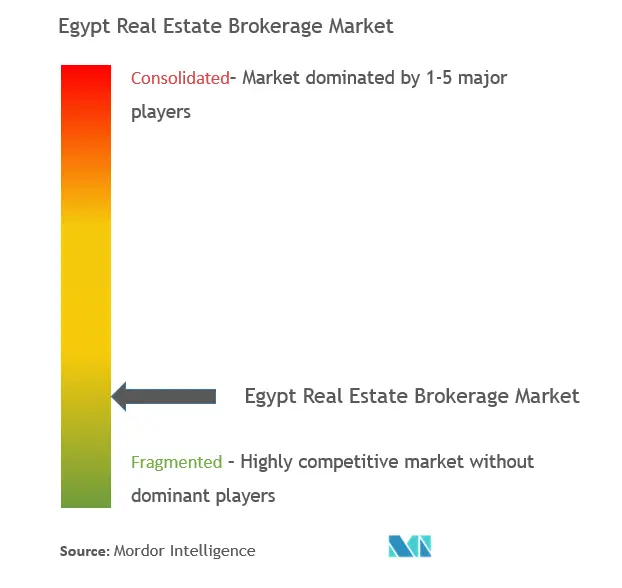 Egypt Real Estate Brokerage Market Concentration