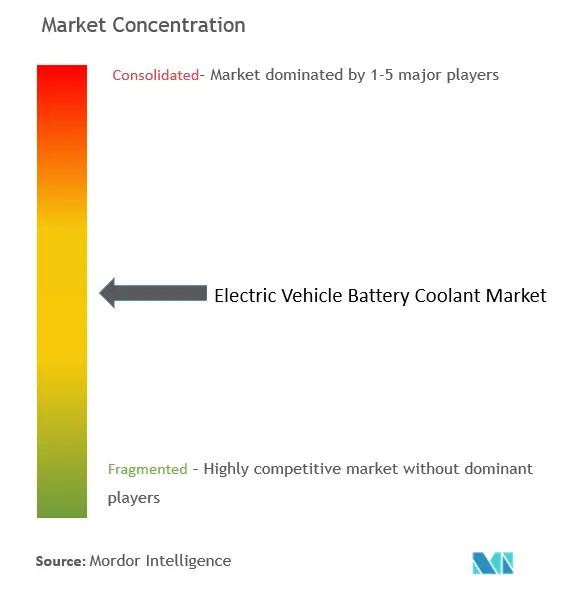 Electric Vehicle Battery Coolant Market Concentration