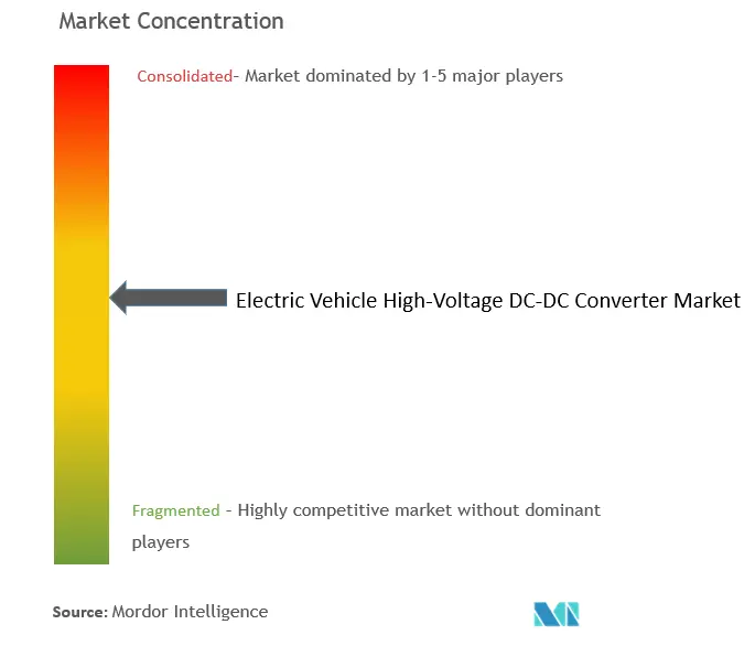 Electric Vehicle High-Voltage DC-DC Converter Market Concentration