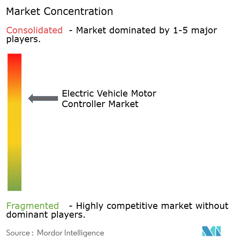 Electric Vehicle Motor Controller Market Concentration
