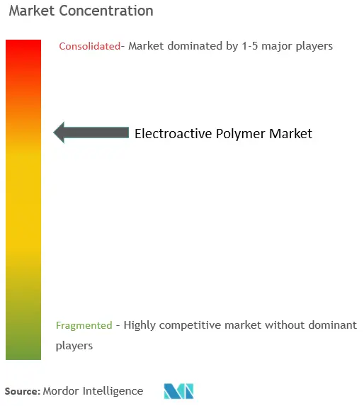 Concentración del mercado de polímeros electroactivos