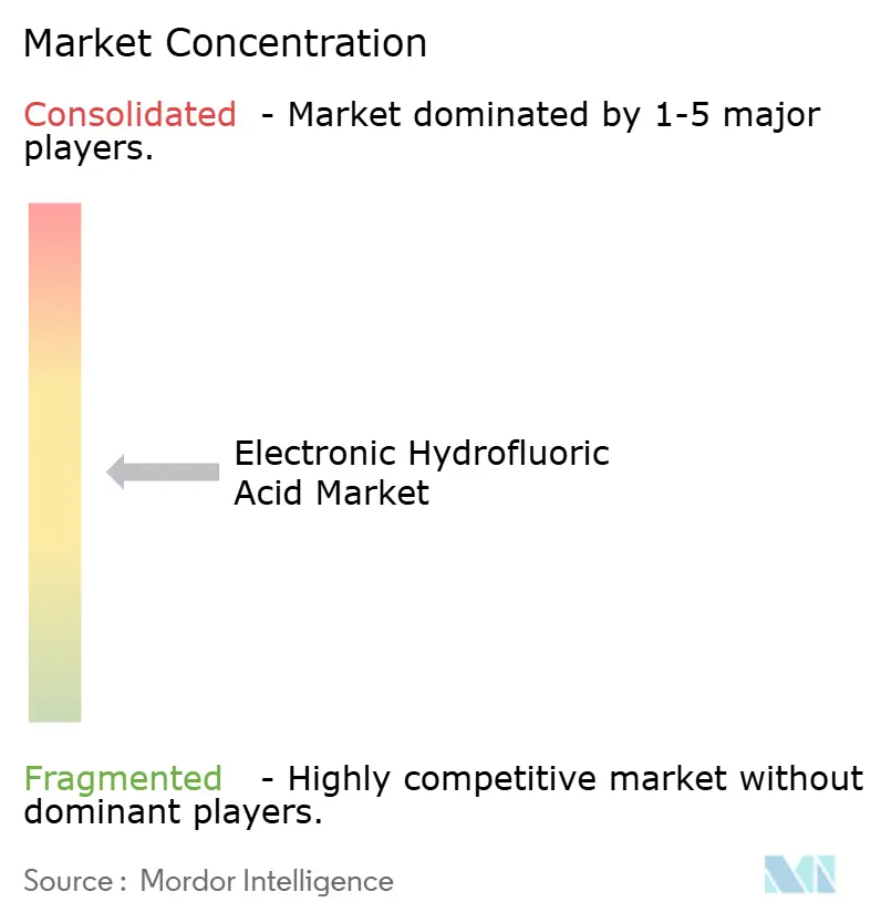 Electronic Hydrofluoric Acid Market Concentration