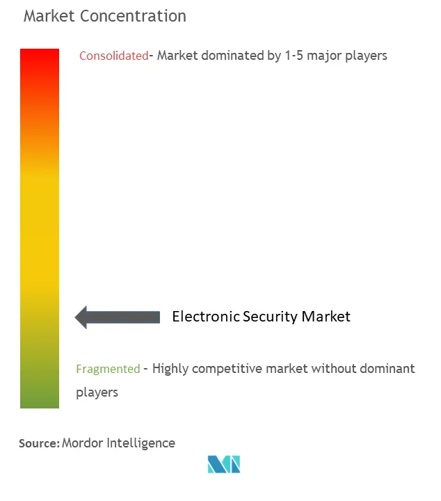 Seguridad ElectrónicaConcentración del Mercado