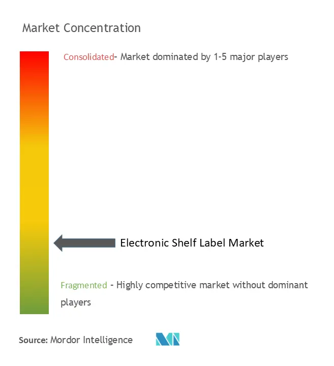 Electronic Shelf Label Market Concentration