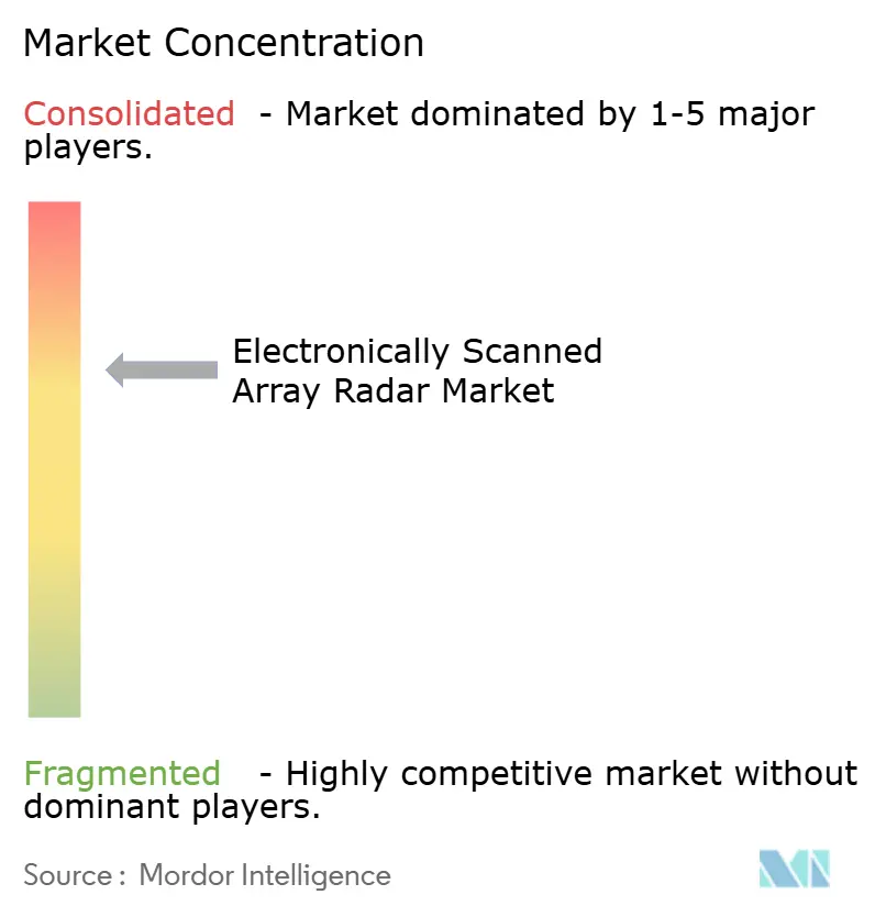 Electronically Scanned Array Radar Market Concentration