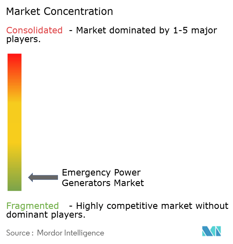 Emergency Power Generators Market Concentration