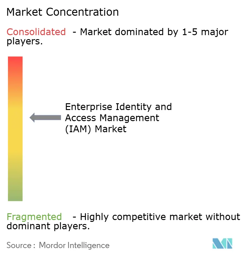 Concentra??o do Mercado de Gest?o de Identidade e Acesso Empresarial (IAM)