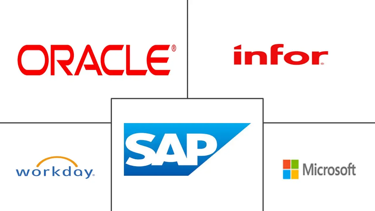 Major players in Enterprise Resource Planning industry