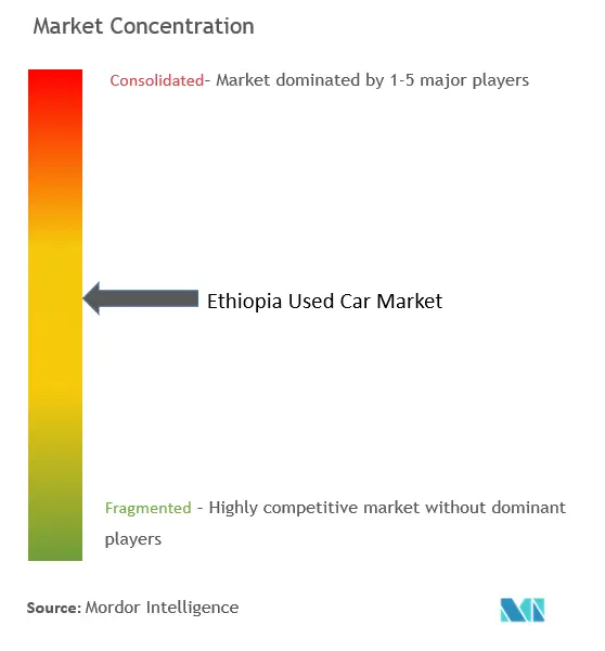 Ethiopia Used Car Market Concentration