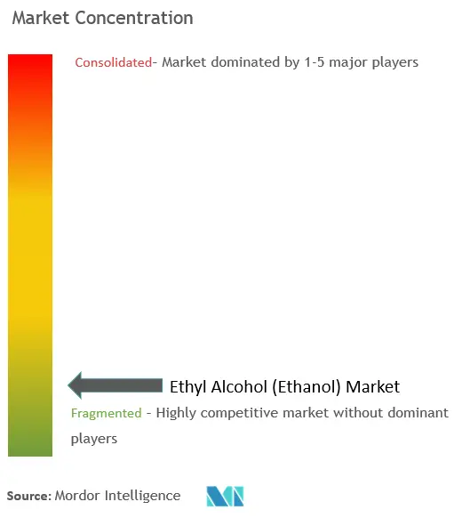 Ethyl Alcohol (Ethanol) Market Concentration