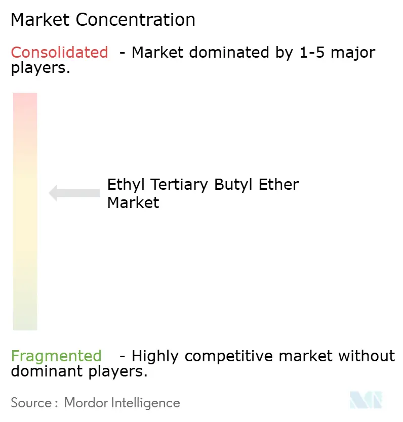 Ethyl Tertiary Butyl Ether Market Concentration