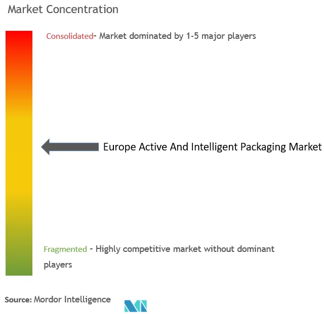 Europe Active And Intelligent Packaging Market Concentration