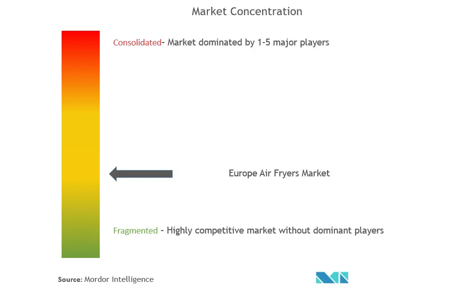 Europe Air Fryers Market Concentration