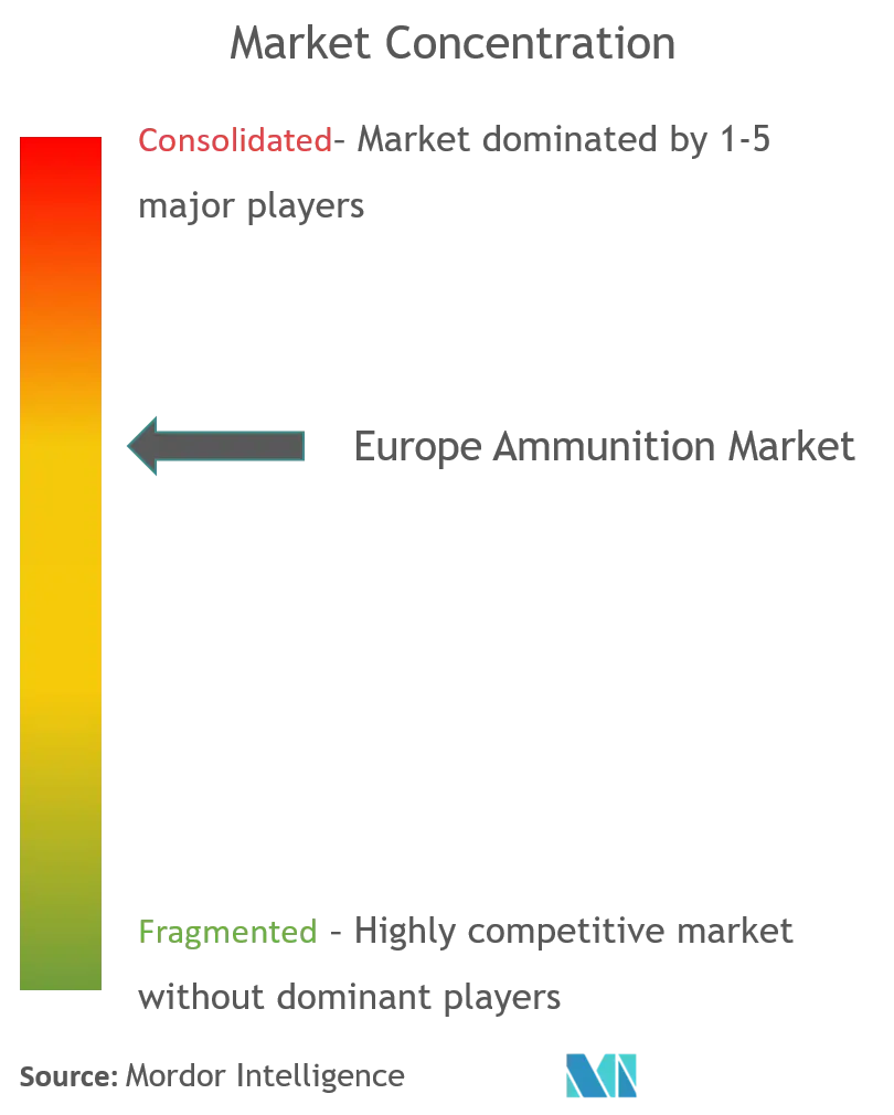 Europe Ammunition Market Concentration