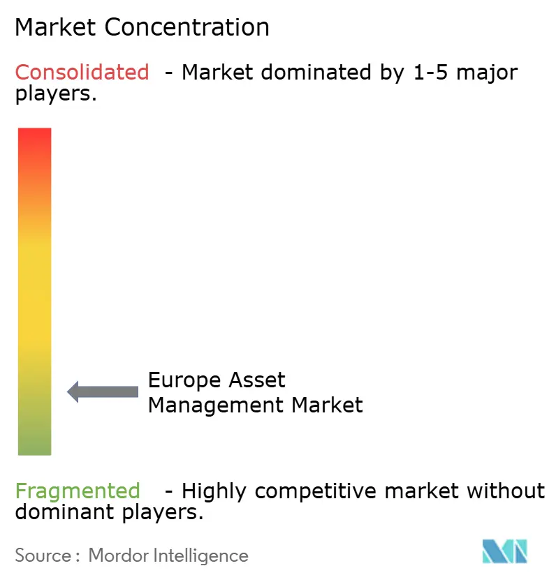 Europe Asset Management Market Concentration