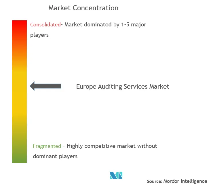 Concentration du marché européen des services daudit