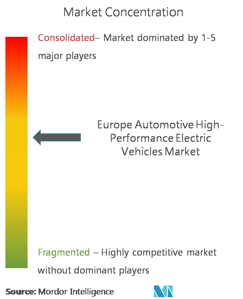 Marktkonzentration für Hochleistungs-Elektrofahrzeuge in Europa