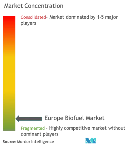 Europe Biofuel Market - Market Concentration.png