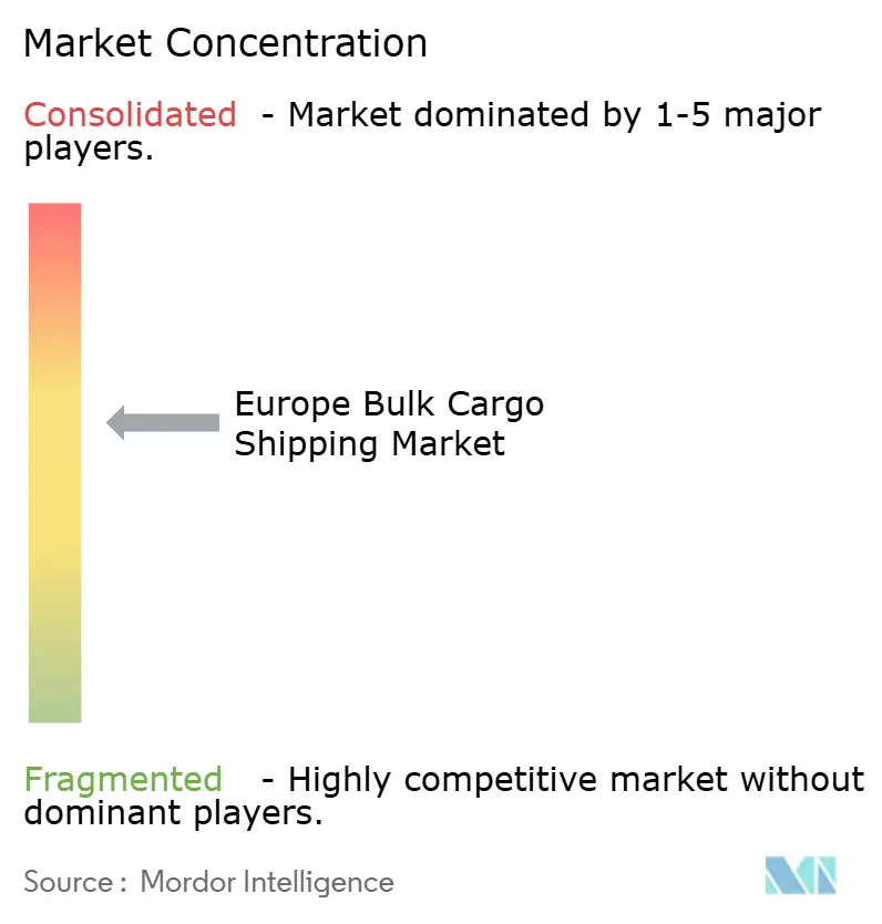 Europe Bulk Cargo Shipping Market Concentration