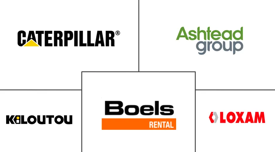 Major players in Europe Construction Machinery Rental industry