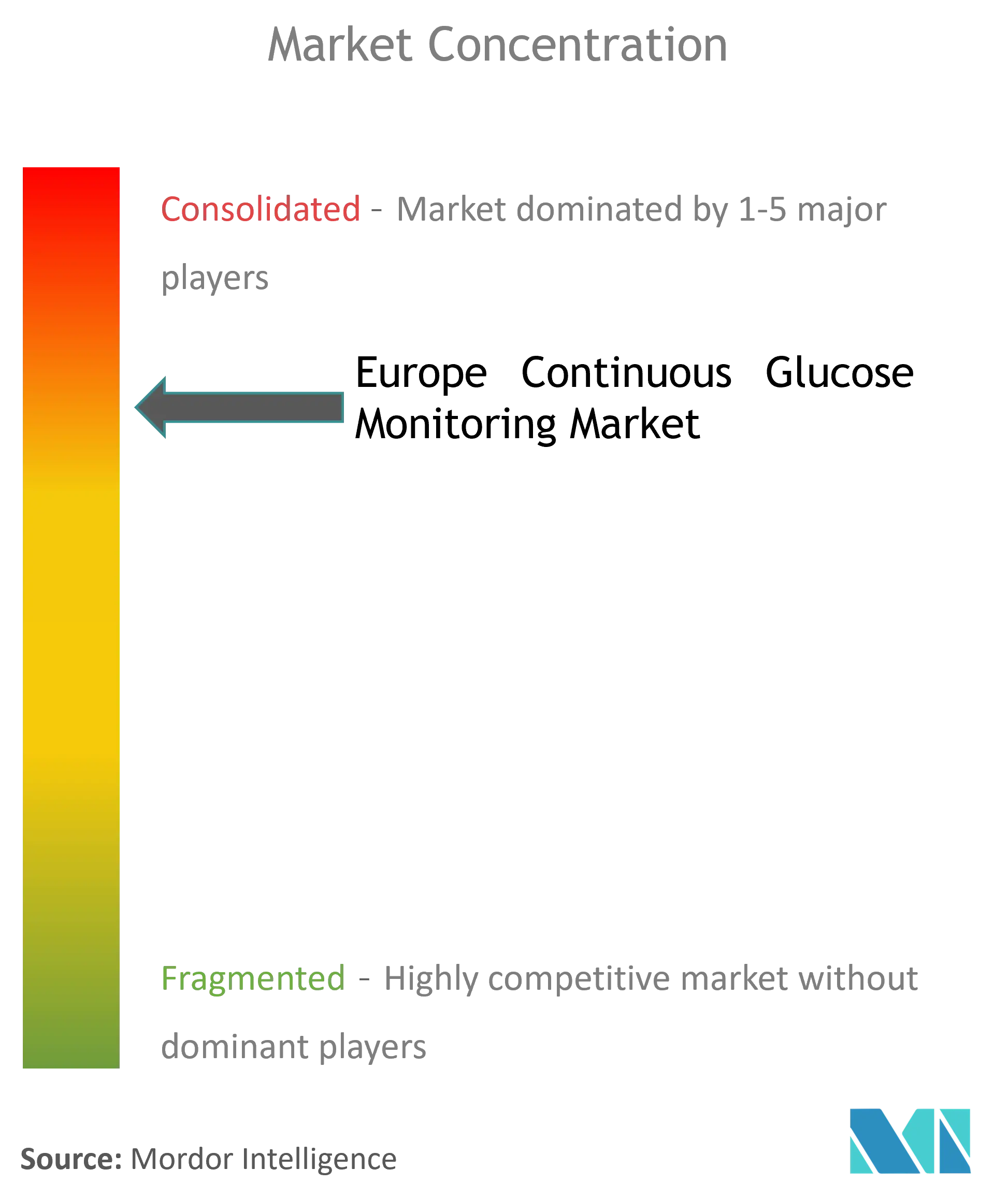 Europe Continuous Glucose Monitoring Market Concentration