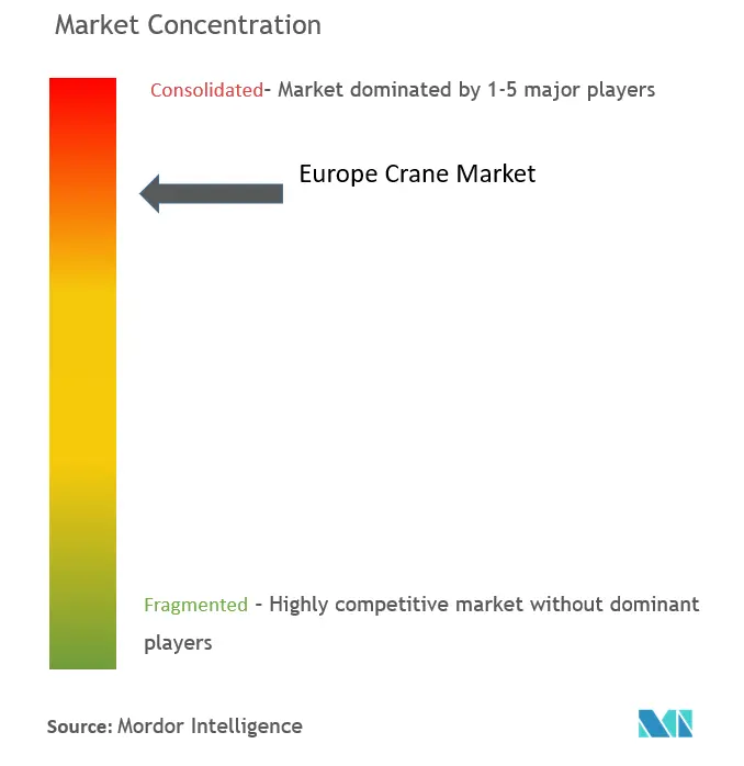 Europe Crane Market Concentration