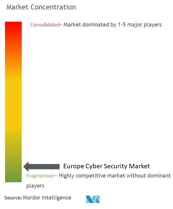 Europe Cyber Security Market Concentration