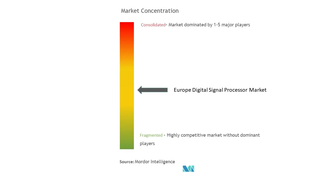 Europe Digital Signal Processor Market Concentration