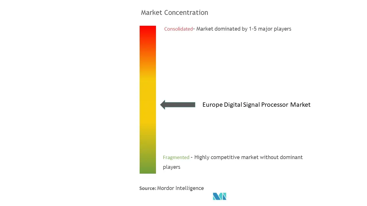 欧州デジタルシグナルプロセッサ市場集中度