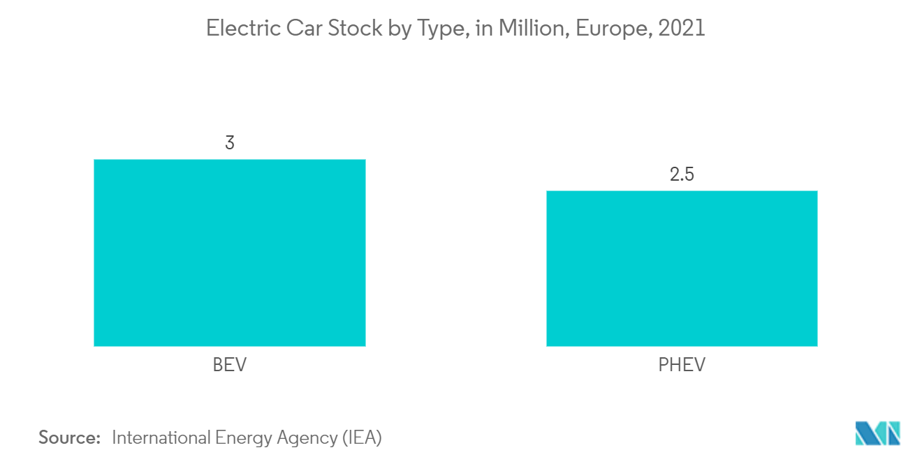 Electric Car Stock by Type