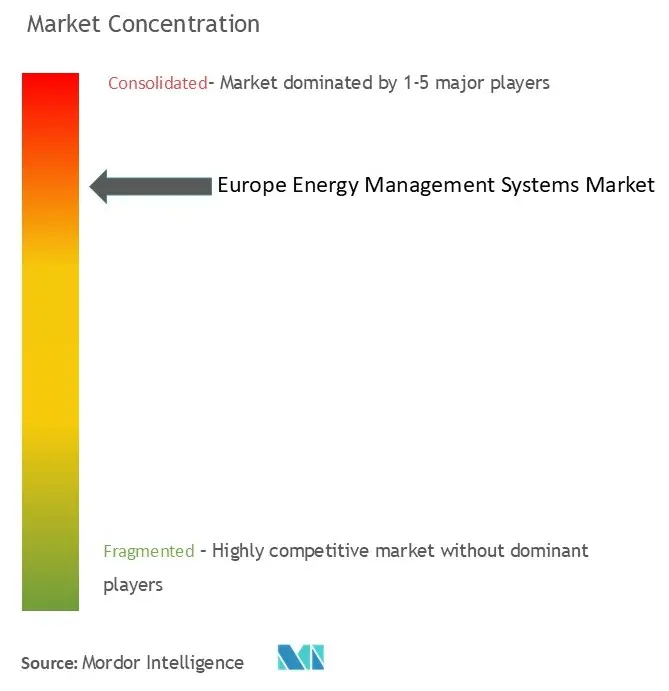 Europe Energy Management Systems Market Concentration