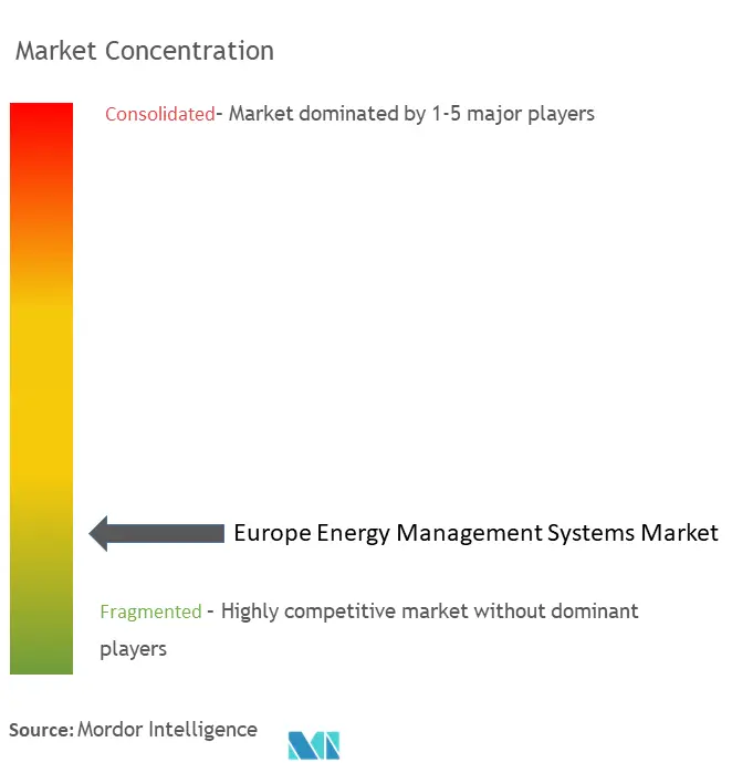 Systèmes de gestion de l'énergie en EuropeConcentration du marché