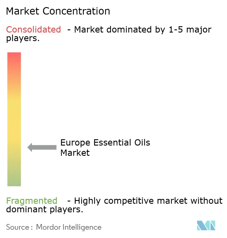 Europe Essential Oils Market Concentration