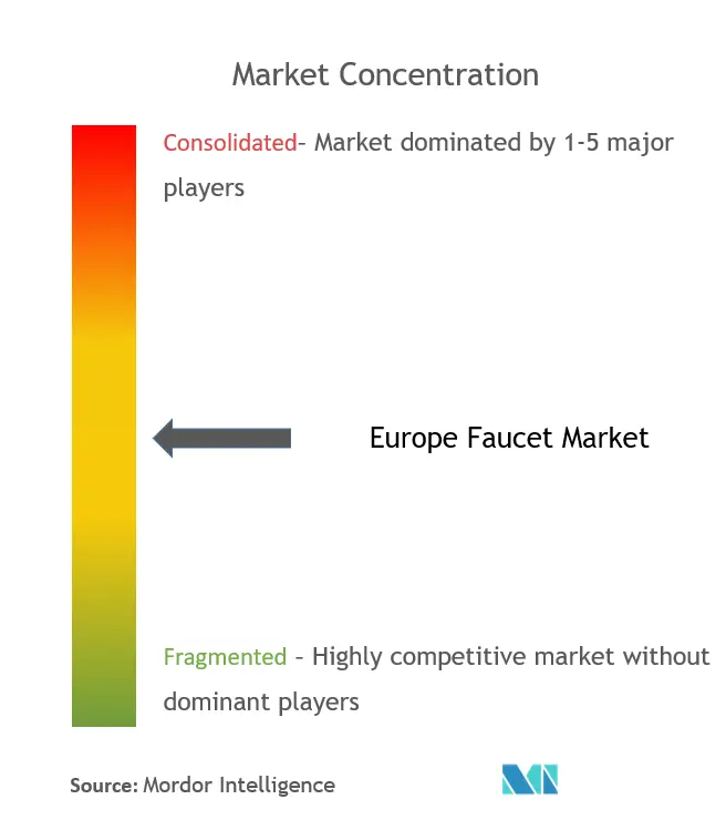 Europe Faucet Market Concentration