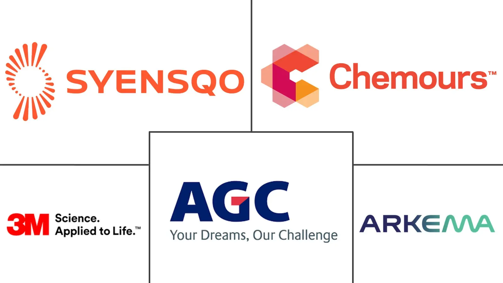 Major players in Europe Fluoropolymer industry