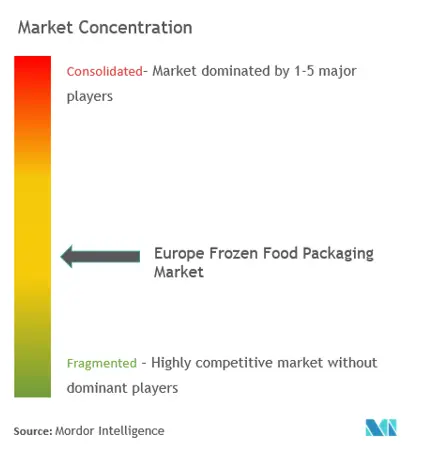 Emballage alimentaire surgelé en EuropeConcentration du marché
